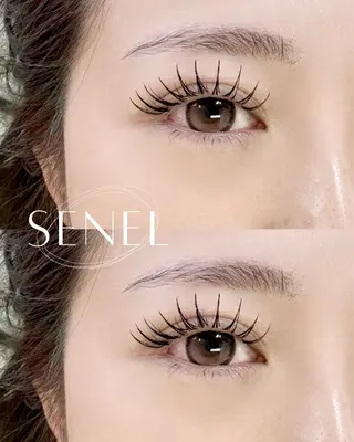 マツエク・マツパ SeneL modelのマツエク・マツパデザイン