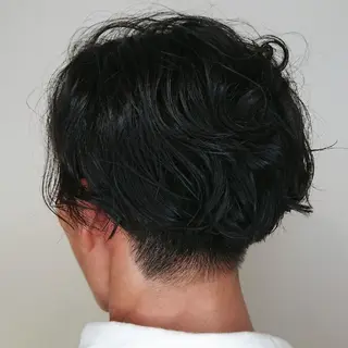 メンズ カラー パーマ ヘアアレンジ ブリーチ/ヘアケア/ 艶髪/イギチハルのヘアスタイル