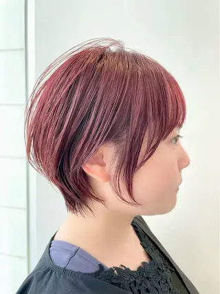 ショート カラー 笠原 健人のヘアスタイル