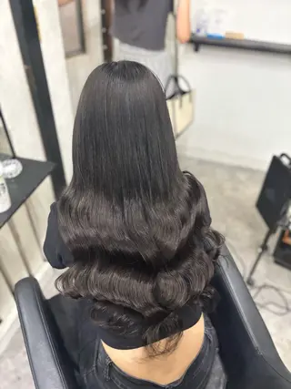 ロング Miku シールエクステのヘアスタイル