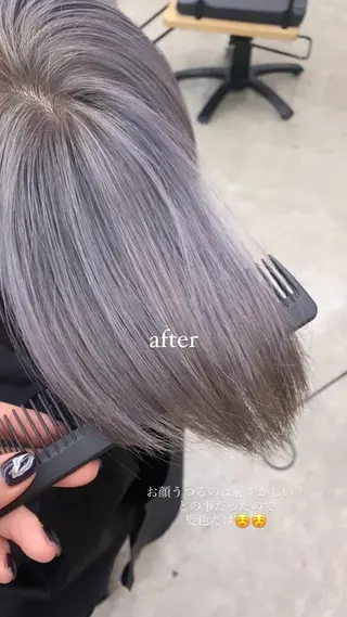 ショート カラー メンズ YU KIのヘアスタイル