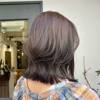 カラー review 花音のヘアスタイル