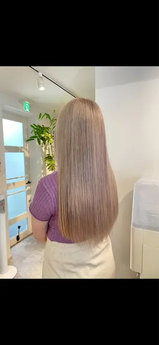 ロング カラー hayaka todaのヘアスタイル