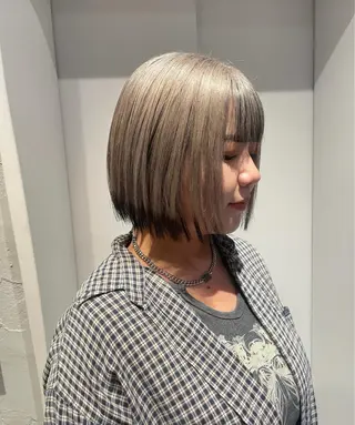 ショート カラー 似合わせカット/ aoiのヘアスタイル
