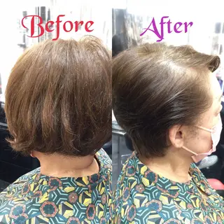 ショート カラー Annon プライベートサロンのヘアスタイル