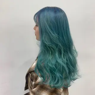 ロング 韓国ハイトーン🦋 hikariのヘアスタイル