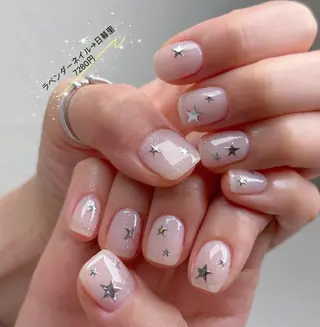 ネイル ラベンダー💖日暮里 ルル💖ネイルのネイルデザイン