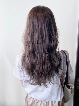 セミロング カラー 💘透明感カラー💘 沖本 将宏のヘアスタイル