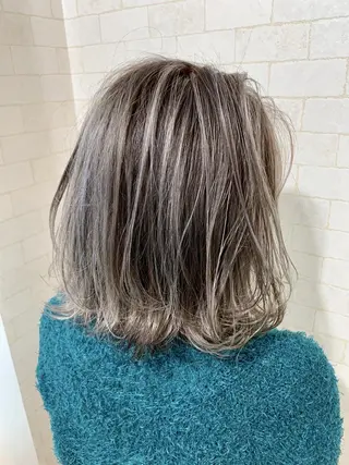 ミディアム 神野 雅樹のヘアスタイル