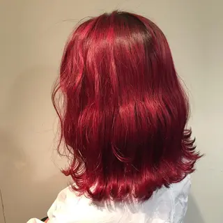 ミディアム カラー knock【ノック】所属・烏丸韓国ヘア🇰🇷 ayaka🎀のヘアスタイル