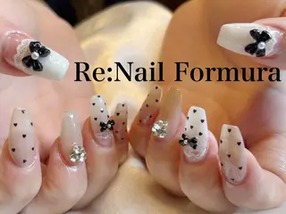 ミディアム Re:Nail Formula所属・kido chieのネイルデザイン