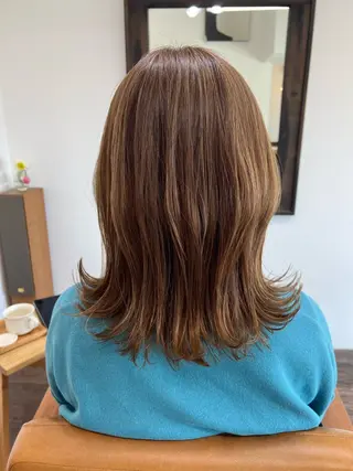 ミディアム Strawberry所属・原田 志保のヘアスタイル