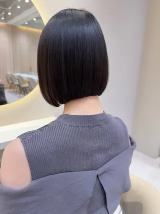 ショート カラー レイヤー❣️縮毛矯正 川村利幸のヘアスタイル