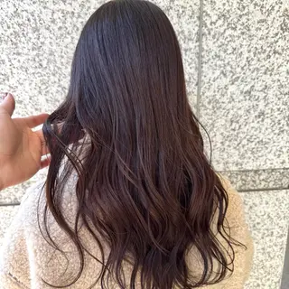 ロング カラー ヘアアレンジ ブリーチなしカラー /ベージュ/安形翔のヘアスタイル