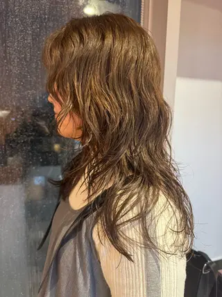 ロング カラー パーマ . nanamiのヘアスタイル