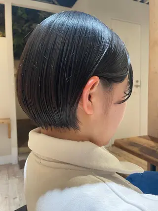 ショート ふくだももこ🍑 すっきりショートのヘアスタイル