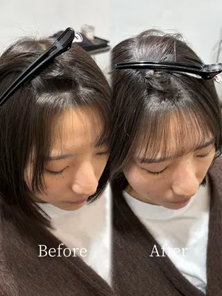 ミディアム パーマ 【お洒落パーマ】 Elme　肥塚康汰郎のヘアスタイル