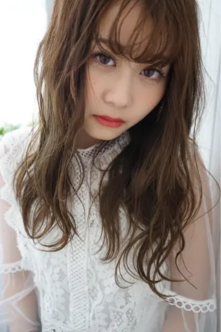 ロング カラー 🤎ベージュカラー 🐶メンズパーマのヘアスタイル