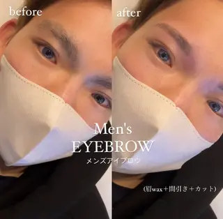 メンズ アイブロウ Lino🎀 天文館のマツエク・マツパデザイン