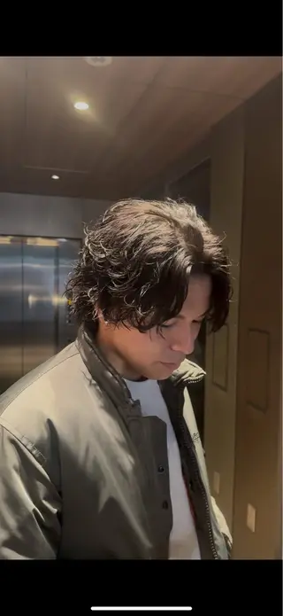 ショート パーマ fifth天神メンズ パーマ/虎太郎のヘアスタイル