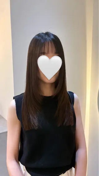 セミロング nok所属・レイヤー/ベージュ/ どますず🌺のヘアスタイル