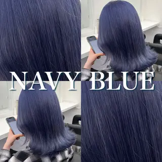 ミディアム 寒色＆ブリーチ特化 寒色MiOのヘアスタイル