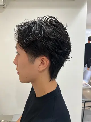 パーマ メンズ Men's NAM 八角のヘアスタイル