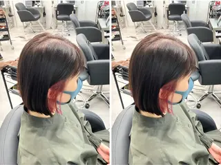 ショート 猿渡 /🍃乾燥ケア × ✨透明感カラーのヘアスタイル