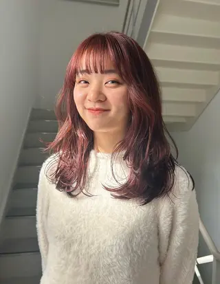 セミロング カラー 似合わせヘア/透明感 カラー/ Rioのヘアスタイル