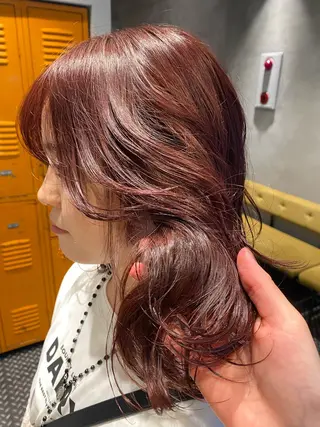 ミディアム カラー ヘアアレンジ marino マリノのヘアスタイル