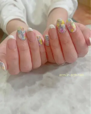 ネイル arm in arm ︎✿Yamamotoのマツエク・マツパデザイン
