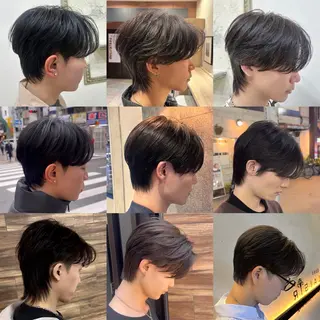 パーマ メンズ 韓国メンズヘア 田城伶治のヘアスタイル