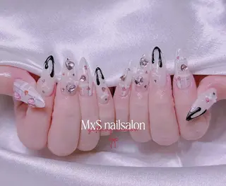 ネイル MxS Nail 【長さだし/フィルイン/マグネット/ワンホンネイル/韓国ネイル/パラジェル】所属・M×S Nail みなのネイルデザイン