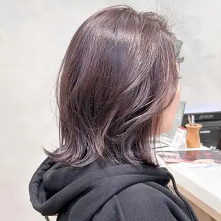 ショート カラー CANAAN銀座所属・艶透明感カラー/ ルーズパーマ/田中のヘアスタイル