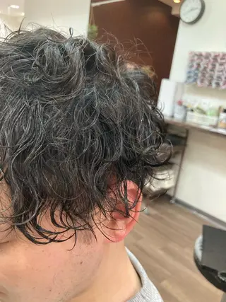 パーマ メンズ 髪質改善☺︎縮毛矯正 ふじい まりんのヘアスタイル