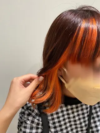 ショート カラー 豊中美容室COCOLUANA所属・CHISATO /暖色カラー❤️のヘアスタイル