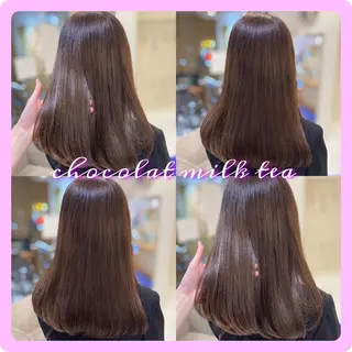 セミロング カラー 推しヘア🎀 NATSUNEのヘアスタイル