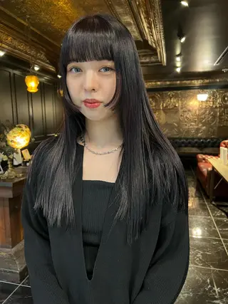 ロング カラー haco＋所属・圧倒的デザイン力 店長🎨RENAのヘアスタイル