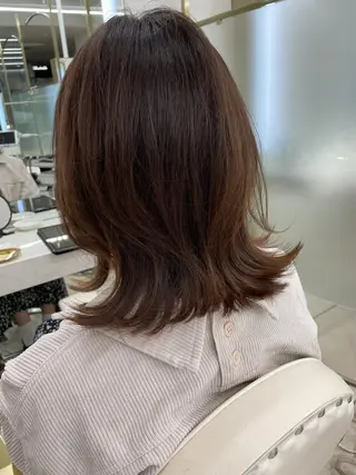 ミディアム COA GINZA 空也/前髪/顔まわりのヘアスタイル