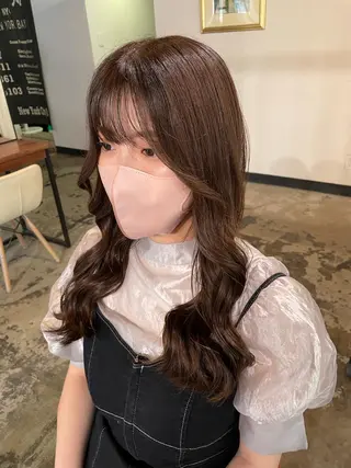 カラー La fith hair ray 札幌店所属・顔まわり/W カラー/リョウのヘアスタイル