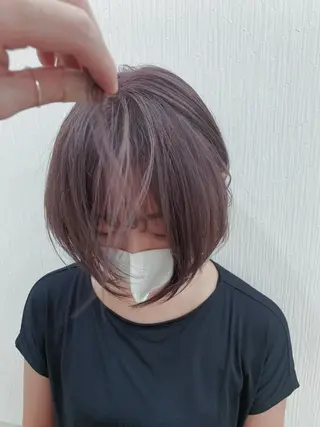 ショート カラー 🌿nudeカラー/ レイヤー/藤原🌿のヘアスタイル