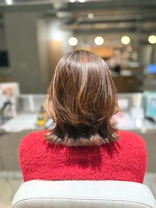 ミディアム 樋口 花穂のヘアスタイル