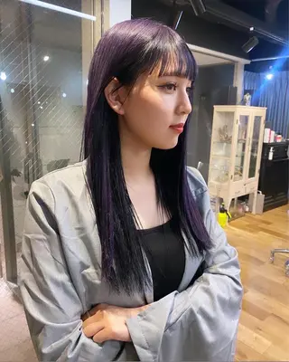 ロング カラー GIVET (ジヴェ)所属・撮影モデル募集 🦋soemikaのヘアスタイル