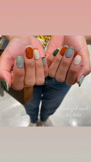 ネイル 淡色ネイル 🎀moeのネイルデザイン