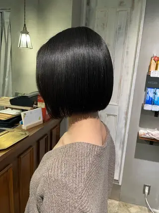 ミディアム 中村 彩乃のヘアスタイル