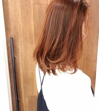 ミディアム カラー HATSUMEI ゆうまのヘアスタイル