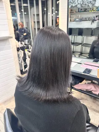 ミディアム カラー 🥀モテ暖色× エクステ🥀あかりのヘアスタイル