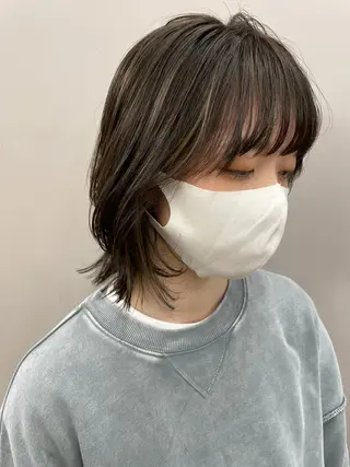 ミディアム 関 京磨のヘアスタイル