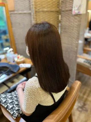 ミディアム 清水 京太のヘアスタイル