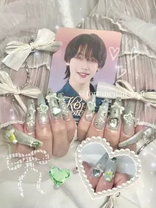 ネイル 🎀Mai 🎀2/1空✩.*のネイルデザイン